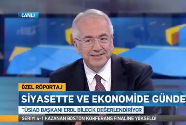 TUSIAD President Erol Bilecik Q&A with Melda Yücel Aired on NTV