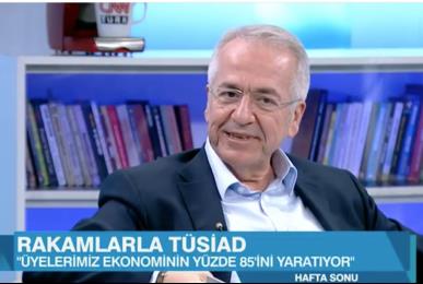 TÜSİAD Yönetim Kurulu Başkanı Erol Bilecik CNNTürk'te Hakan Çelik'in sorularını yanıtladı